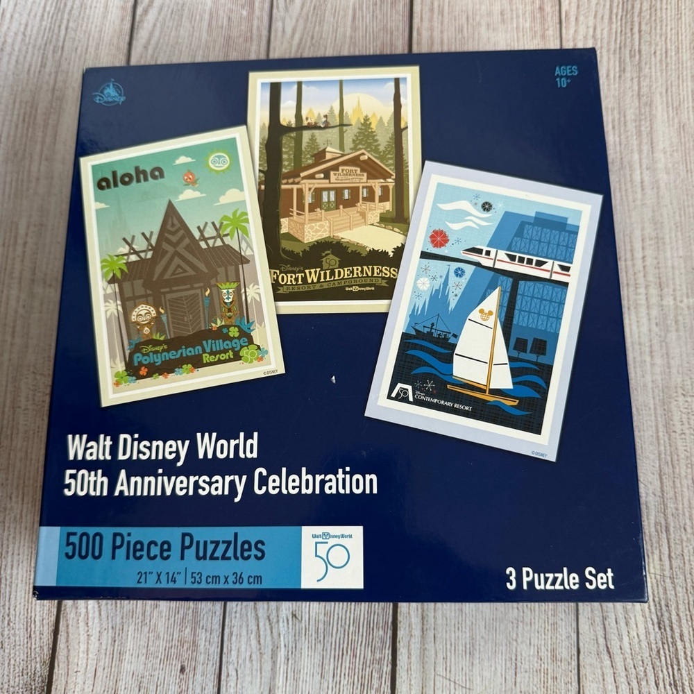 DISNEY World 50th Anniversary Celebration Puzzle NIB
